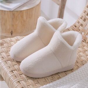 Women's Furry Shoes Cotton Snow Boots Faux Velvet Warm Casual Slip On Boots
